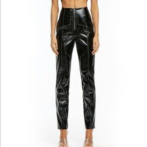 I.AM.GIA Winona Faux Leather Pleather Pants Black XS